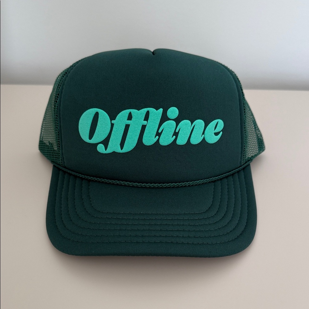 Green ‘Offline’ Trucker Hat